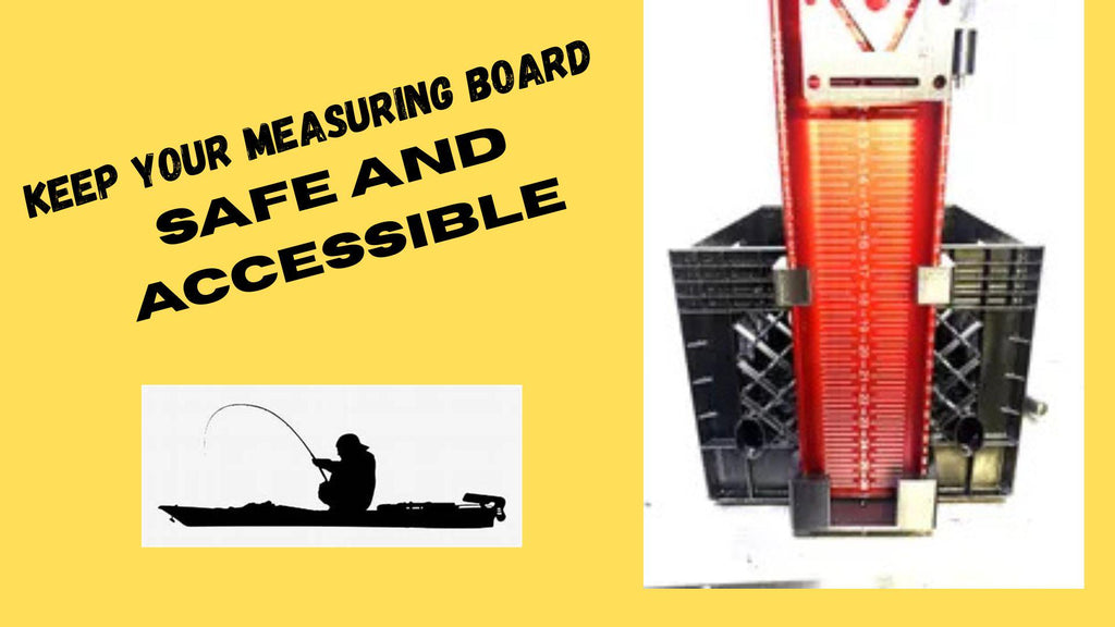 Fish Measuring Board Mount for Your Black Box / Milk Crate