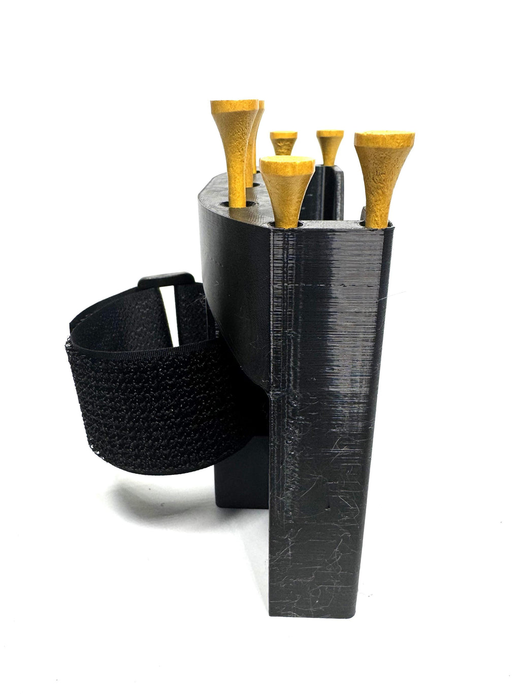 Universal Golf Cart Phone Mount with Built-in Tee Holders – Windshield Upright Clamp