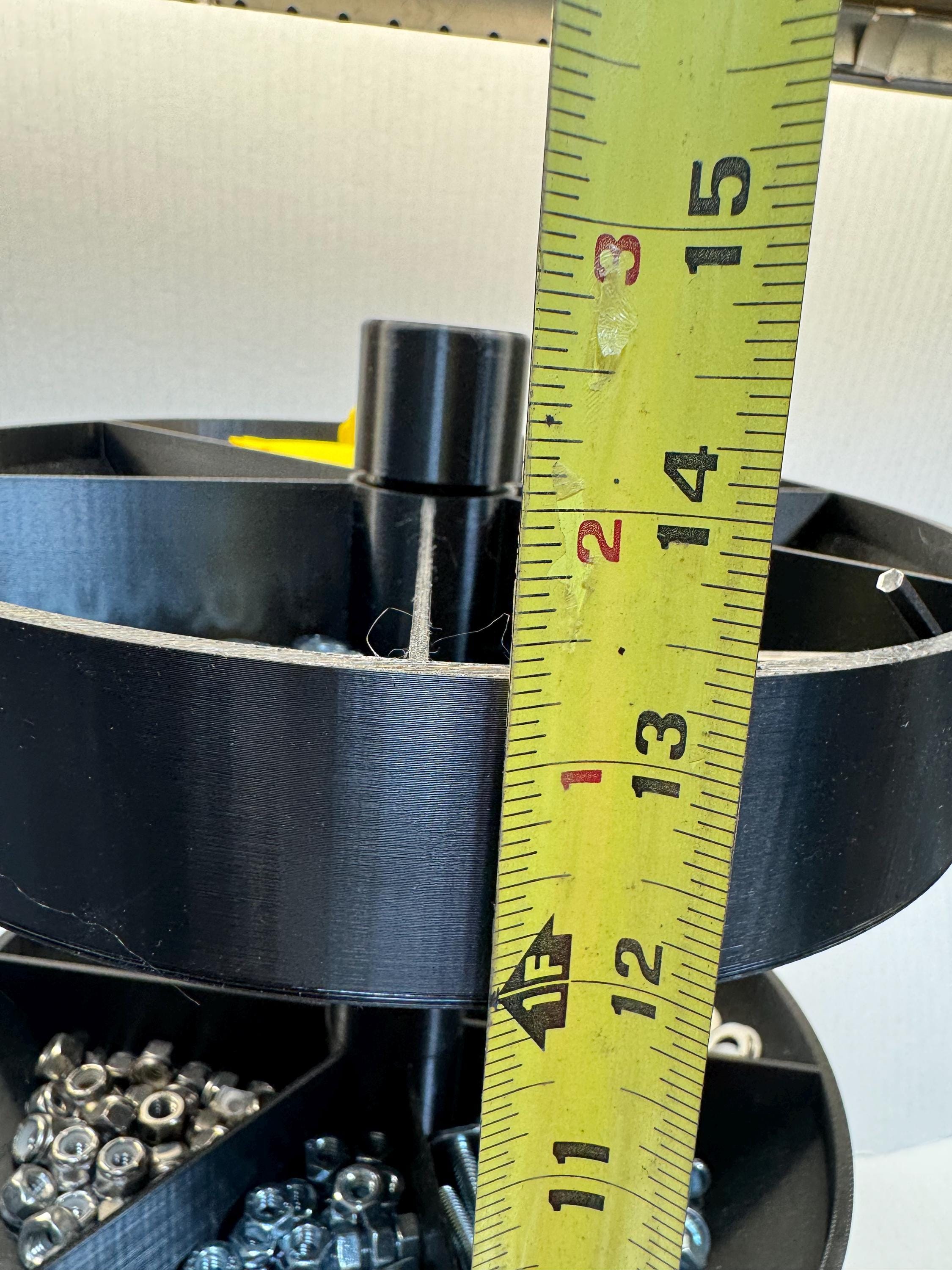 3-Tier Rotating Parts Organizer | 3D Printed Workbench Organizer