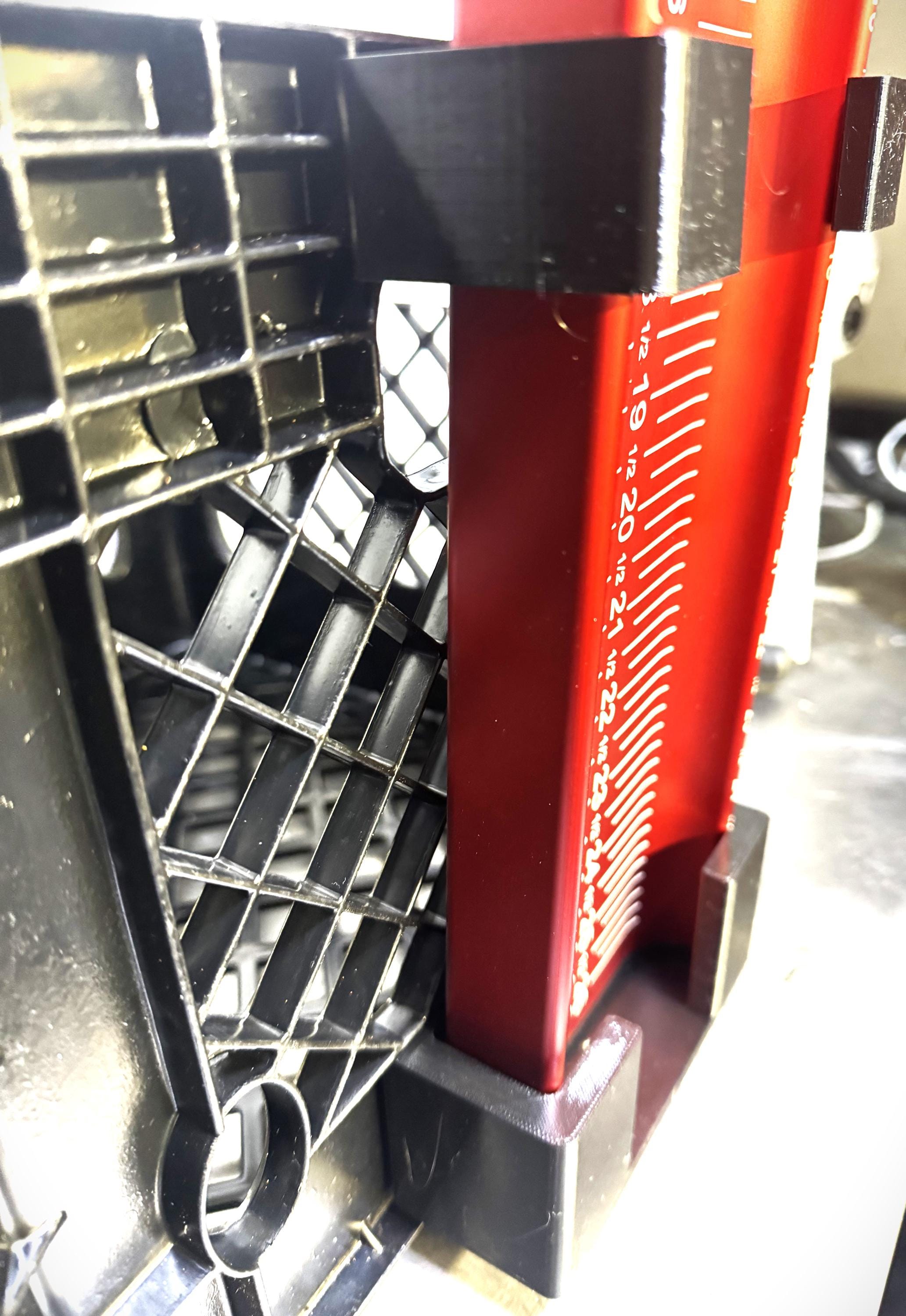 Fish Measuring Board Mount for Your Black Box / Milk Crate