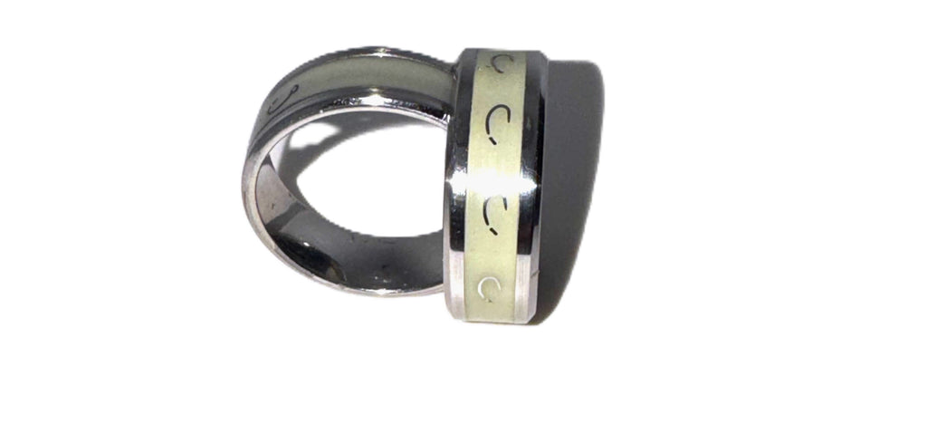 Glow in the Dark Fisherman Ring | Luminous Fishing Ring | Night Glow Band | Angler Jewelry | Gift for Fisherman