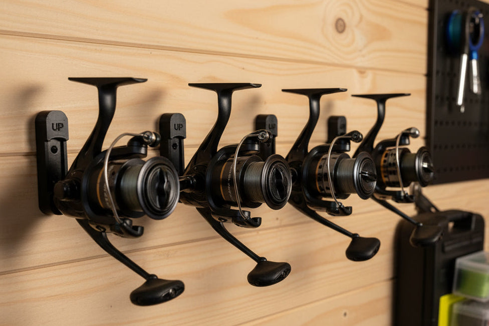 Garage Fishing Reel Holder ( Mount ) (Pkg of 6)