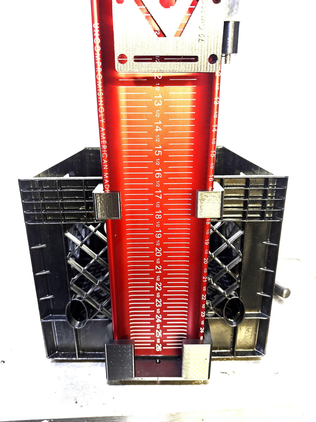 Fish Measuring Board Mount for Your Black Box / Milk Crate